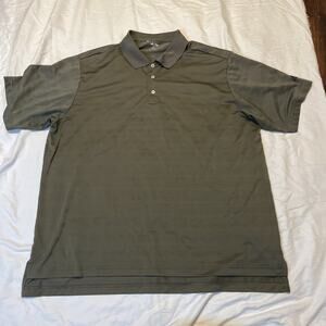 ADIDAS GOLF Mens Size 2XL ClimaCool Horizontal Textured Polo Shirt Grey